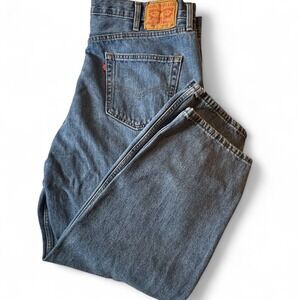 Levi's 550 Relaxed‎ Fit Jeans Mens Size 42x30 Light Wash Denim Classic
